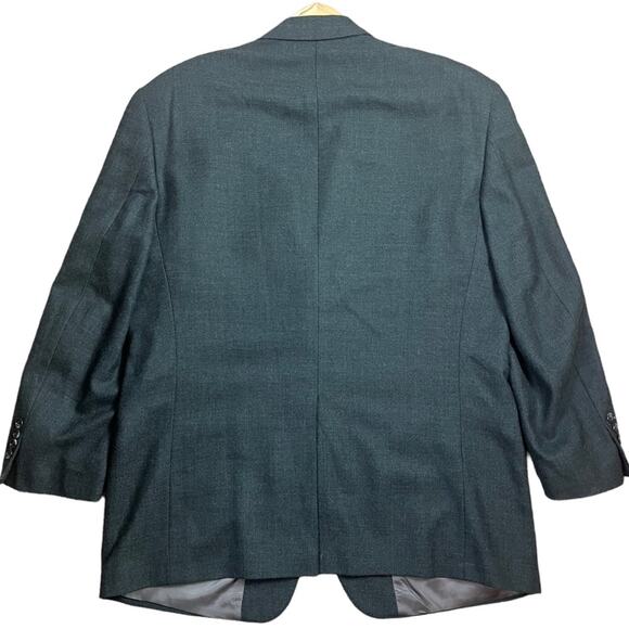 Vintage Loro Piana Wool Blazer Dark Pine Green Luxe Men’s 44R Union Made USA - Picture 2 of 16